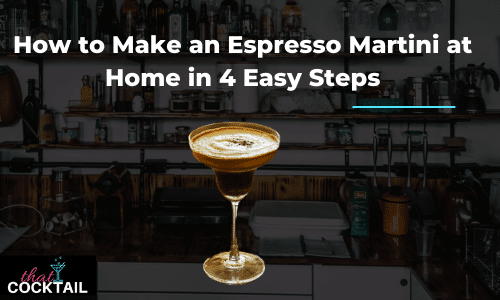 Ever thought: How do I make an Espresso Martini? Here's how to make an Espresso Martini at home.