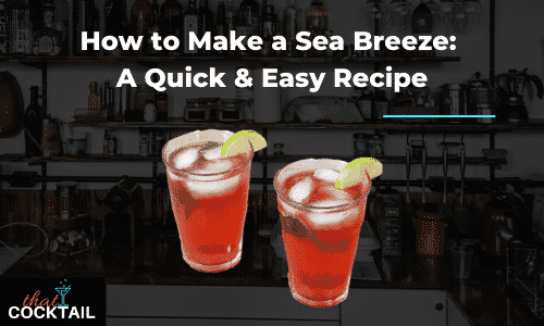How to Make a Sea Breeze - A quick and easy cocktail recipe