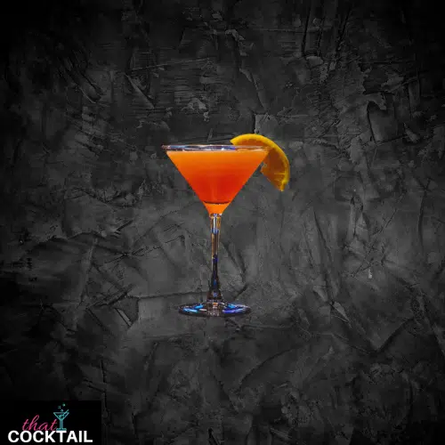 Scarlett O’Hara in a martini glass with an orange slice