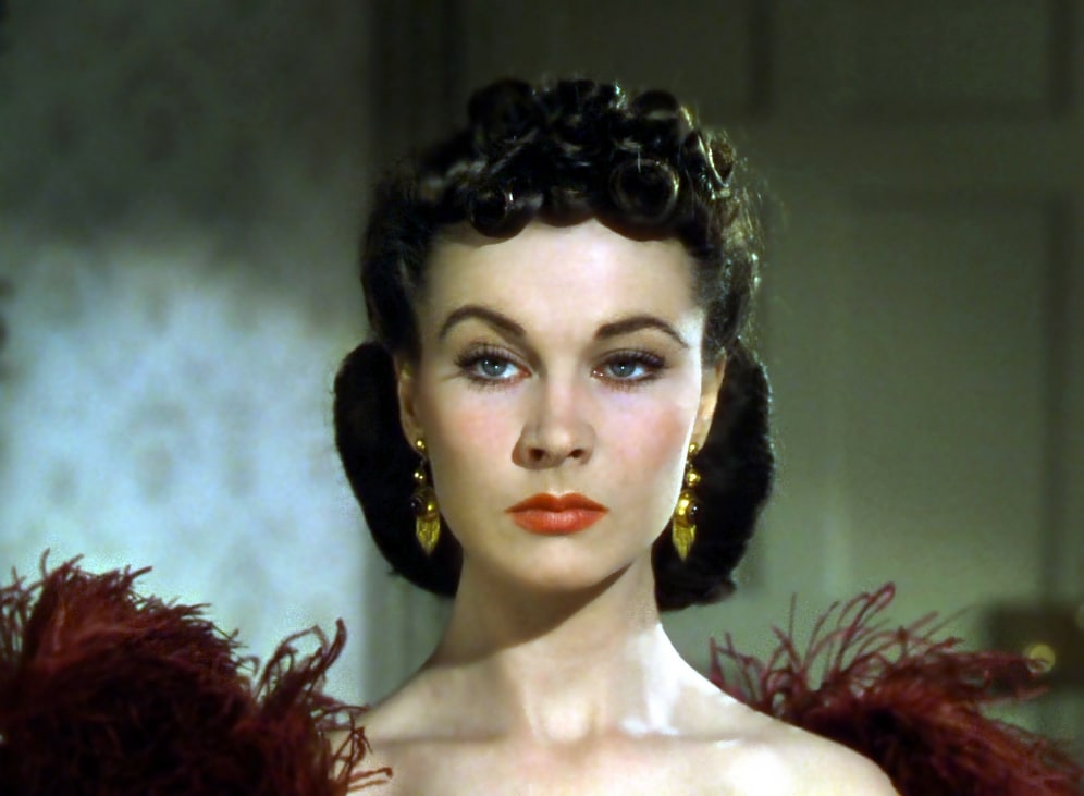 Vivien Leigh as Scarlett O'hara in Gone with the wind