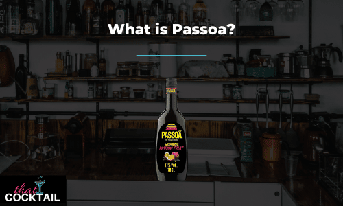 What is Passoa? That cocktail image