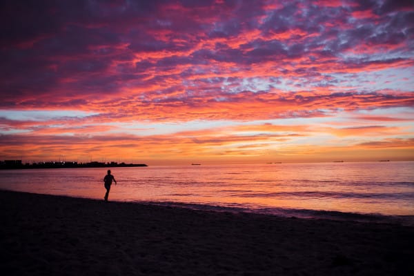 How to make a Malibu Sunset - a picture of the Malibu Sunset