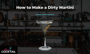 Dirty Martini Recipe - a quick & easy cocktail you'll love