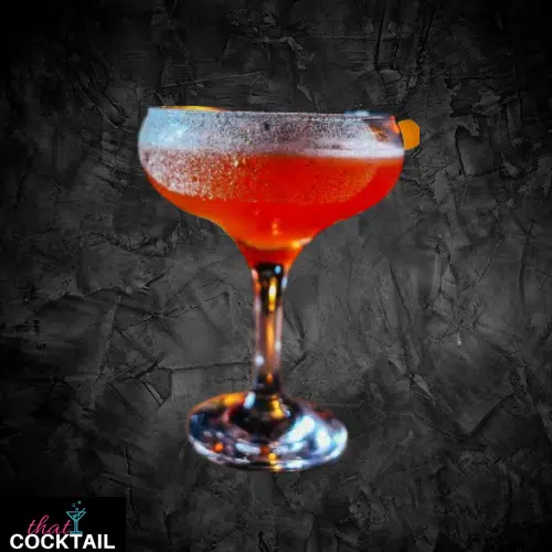 Rob Roy in a coupe with a sugared rim